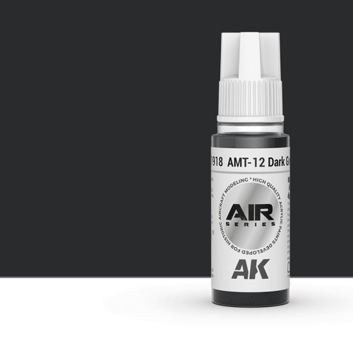 Go to product AK INTERACTIVE 11918 - Acrylic paint AMT-12 Dark Grey 17ml