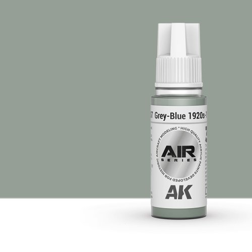 Go to product AK INTERACTIVE 11907 - Acrylic paint Grey-Blue 1920s-1930s 17ml