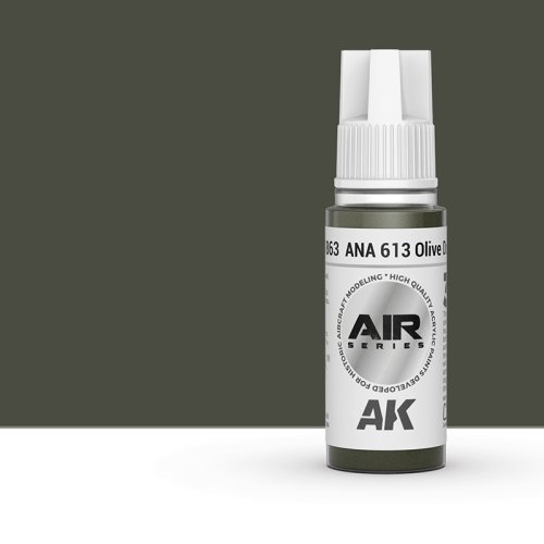 Go to product AK INTERACTIVE 11863 - Acrylic paint ANA 613 Olive Drab 17ml