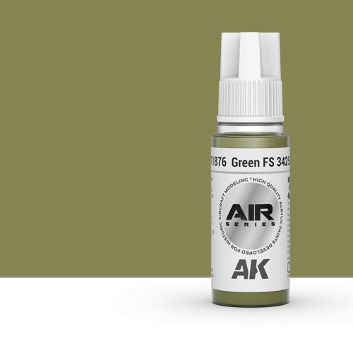 Go to product AK INTERACTIVE 11876 - Acrylic paint Green FS 34258 17ml