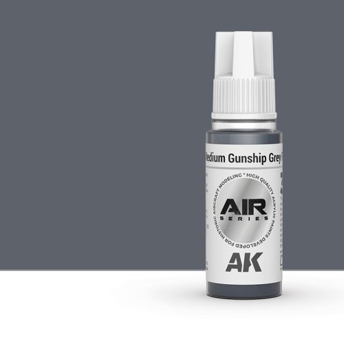 Go to product AK INTERACTIVE 11881 - Acrylic paint Medium Gunship Grey FS 36118 17ml