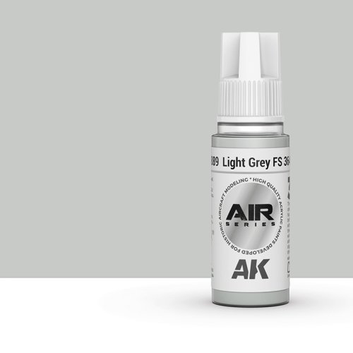 Go to product AK INTERACTIVE 11889 - Acrylic paint Light Grey FS 36495 17ml