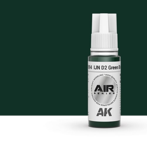 Go to product AK INTERACTIVE 11894 - Acrylic paint IJN D2 Green Black 17ml