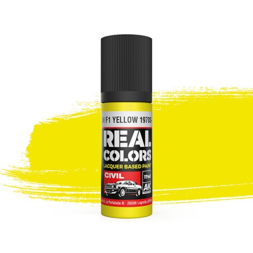 Go to product AK Interactive RC841 - French F1 Yellow 1970s-1980s 17 ml
