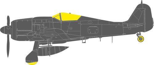 Go to product Eduard EX1190 - 1:48 Fw 190A-8 TFace masks