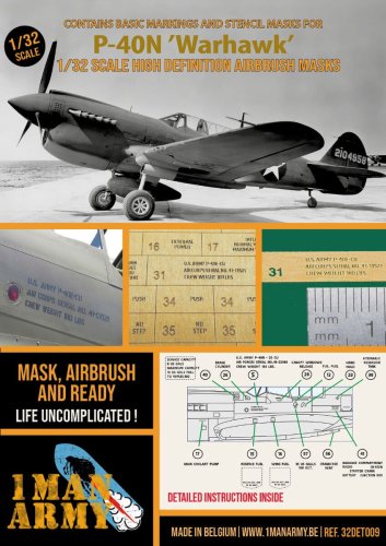 Go to product 1 Man Army 32DET009 - 1:32 P-40N Warhawk