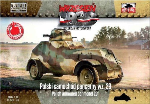 Go to product First to Fight PL133 - September 1939 - 1:72 Polish wz. 29 Armored Car