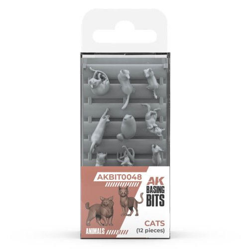 Go to product AK Interactive BIT0048 - Cats - resin figures