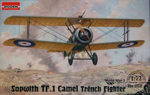 Go to product RODEN 052 - 1:72 Sopwith TF.1 Camel Trench Fighter