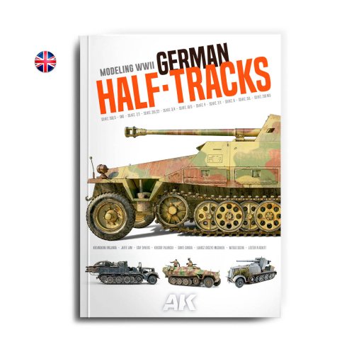 Go to product AK Interactive 130036 - Modeling WWII German Half-Tracks