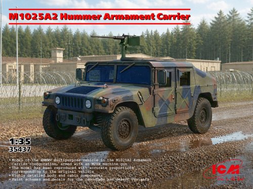 Go to product ICM 35437 - 1:35 M1025A2 Hummer Armament Carrier