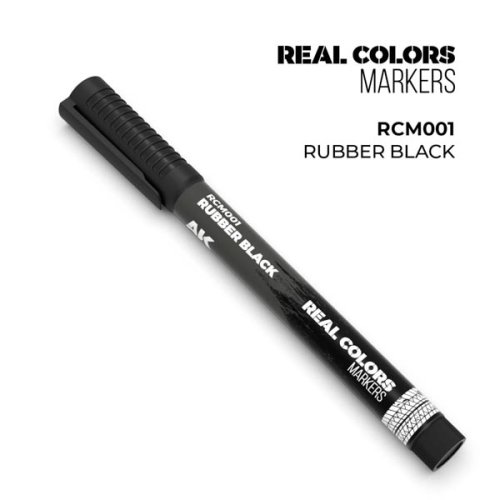 Go to product AK Interactive RCM001 - Real Color Marker Rubber Black