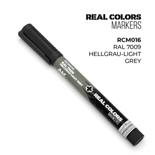 Go to product AK Interactive RCM016 - Real Color Marker RAL 7009 Hellgrau - Light Grey