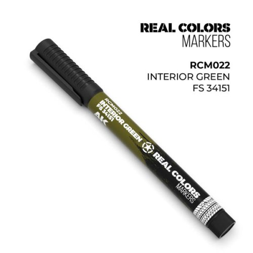Go to product AK Interactive RCM022 - Real Color Marker Interior Green FS 34151