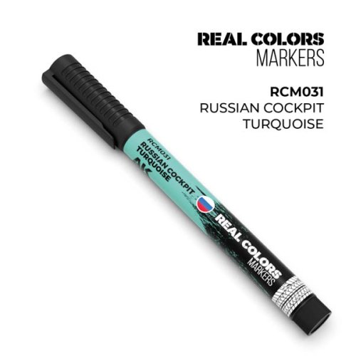 Go to product AK Interactive RCM031 - Real Color Marker Russian Cockpit Torquoise