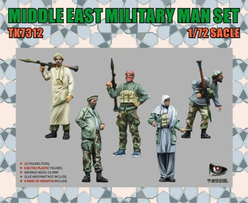 Go to product T-Model TK7312 - 1:72 Middle East Military Man Set (25 pcs)