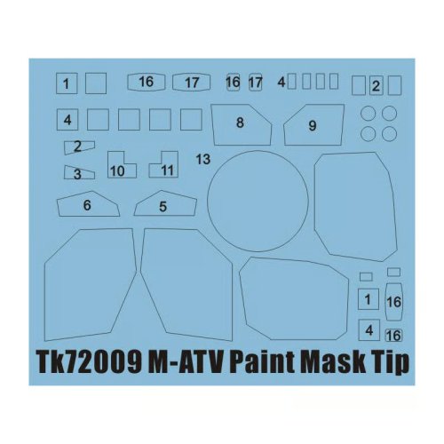 Go to product T-Model TK72009 - 1:72 Paint Mask for M-ATV