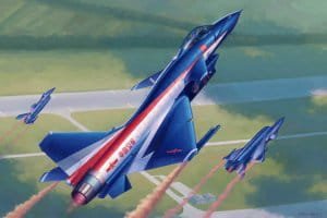 Go to product TRUMPETER 02857 - 1:48 PLAAF J-10AY Vigorous Dragon 8.1 Aerobatic Team