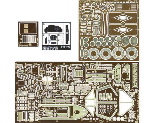 Go to product PART S48103 - 1:48 Me-262 A-2a
