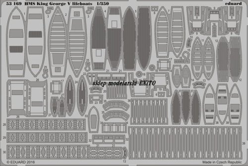 Go to product EDUARD 53169 - 1:350 HMS King George V lifeboats