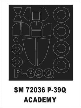 Go to product MONTEX SM72036 - 1:72 P-39 Aircobra
