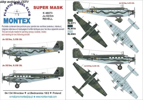Go to product MONTEX K48073 - 1:48 Ju-52