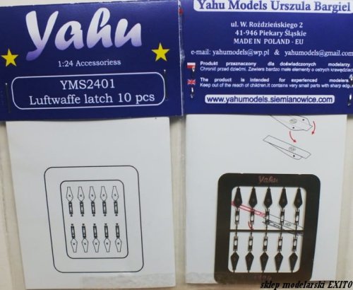 Go to product YAHU YMS2401 - 1:24 Luftwaffe latch 10 pcs