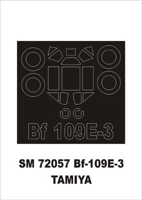 Go to product MONTEX SM72057 - 1:72 Messerschmitt Bf-109 E-3