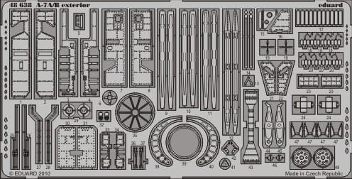 Go to product EDUARD 48638 - 1:48 A-7A/B exterior