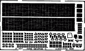 EDUARD 17007 - 1:700 HMS King George V.