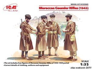 ICM 35565 - 1:35 Moroccan Goumier Rifles (1943)
