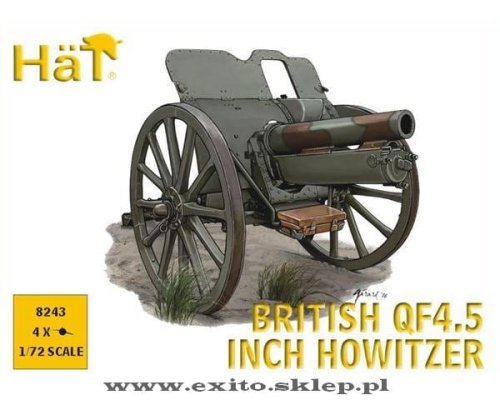 Go to product HAT 8243 - 1:72 British QF 4.5 inch Howitzer - WW I (4szt)