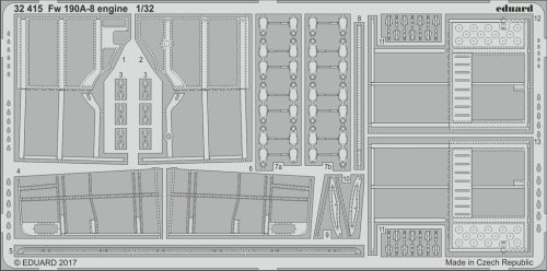 Go to product EDUARD 32415 - 1:32 Fw 190A-8 engine