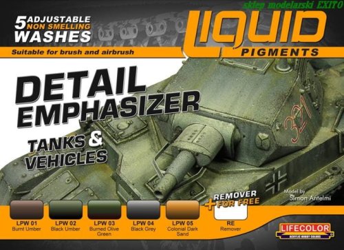 Go to product LIFECOLOR LP 01 - Liquid Pigments - Detail Emphasizer - Tanks & Vehicles