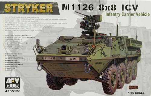 Go to product AFV CLUB 35126 - 1:35 US M1126 Stryker ICV