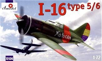 Go to product AMODEL 72124 - 1:72 Polikarpov I-16 type 5/6 Spain