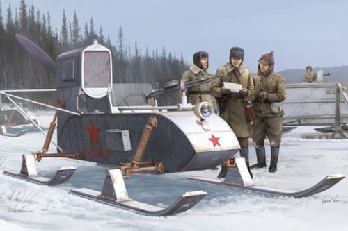 Go to product TRUMPETER 02322 - 1:35 Soviet Aerosan RF-8 / GAZ-98