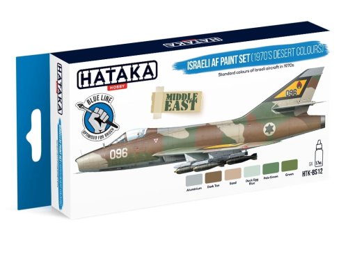Go to product HATAKA BS12 - Israeli AF 1970s desert colours paint set