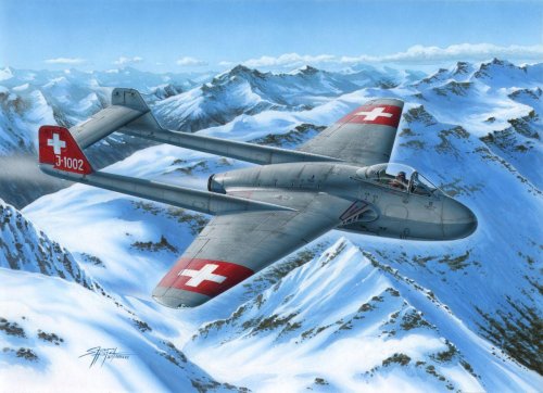 Go to product SPECIAL HOBBY 72339 - 1:72 DH.100 Vampire Mk. I The First Jet Guardians of Neutrality