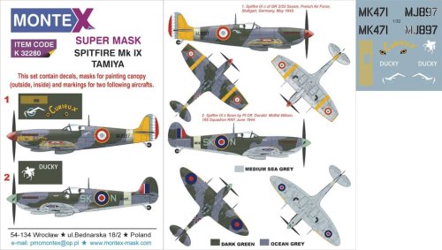 Go to product MONTEX K32280 - 1:32 Spitfire Mk.IX