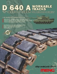 MENG MODEL SPS016 - 1:35 D 640 A Workable Tracks for Leopard 1 Family