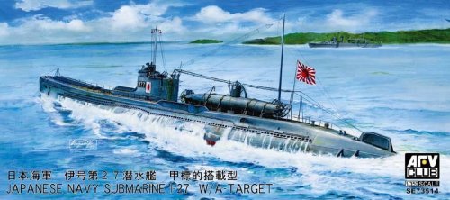 Go to product AFV CLUB SE 73514 - 1:350 Japanese Navy I-27 Submarine W/A-Target