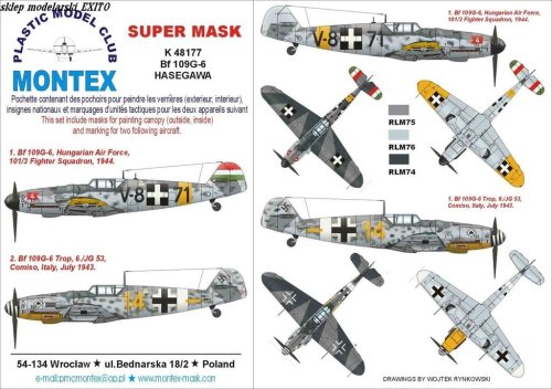 Go to product MONTEX K48177 - 1:48 Bf-109G-6