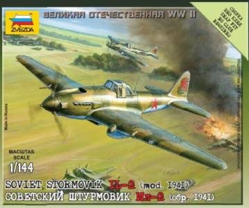 Go to product ZVEZDA 6125 - 1:144 Soviet Stormovik IL-2 (mod. 1941)