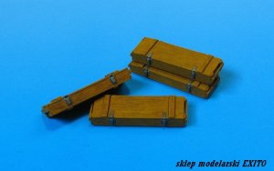 EUREKA XXL E-016 - 1:35Wooden ammo crates for 7.5 cm Pak 40 - Marder II /III & inne