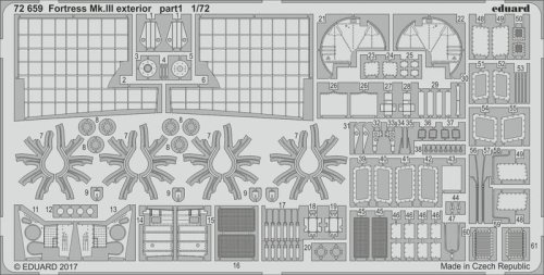 Go to product EDUARD 72659 - 1:72 Boeing Flying Fortress Mk.III exterior