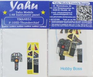YAHU YMA4853 - 1:48 F-105D Thunderchief - Instrument Panel
