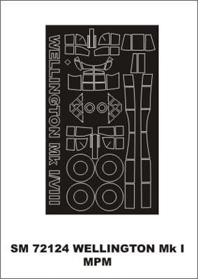 Go to product MONTEX SM72124 - 1:72 Wellington Mk.I/VIII