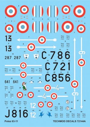 Go to product TECHMOD 72144 - 1:72 Potez 63-11 with canopy mask