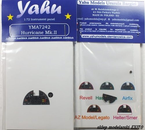 Go to product YAHU YMA7242 - 1:72 Hurricane Mk.II - Instrument Panel